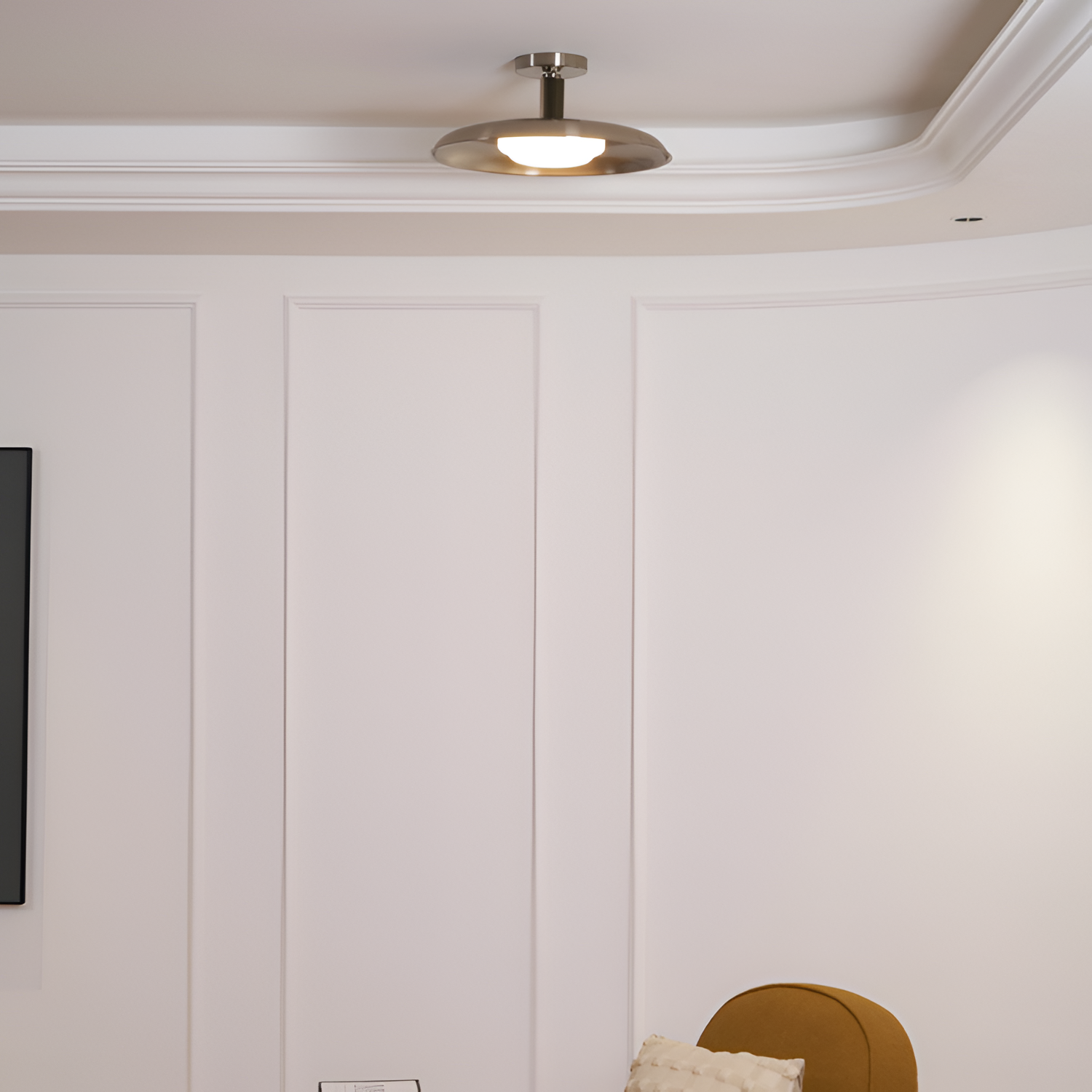 Antik Tekstureret Loftslampe - Minimalistisk
