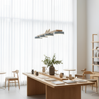 Nordisk Lineær Lysekrone - Minimalistisk