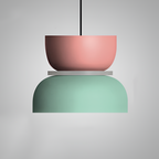 Moderne Pendellampe - Farverig Geometrisk Hængelampe