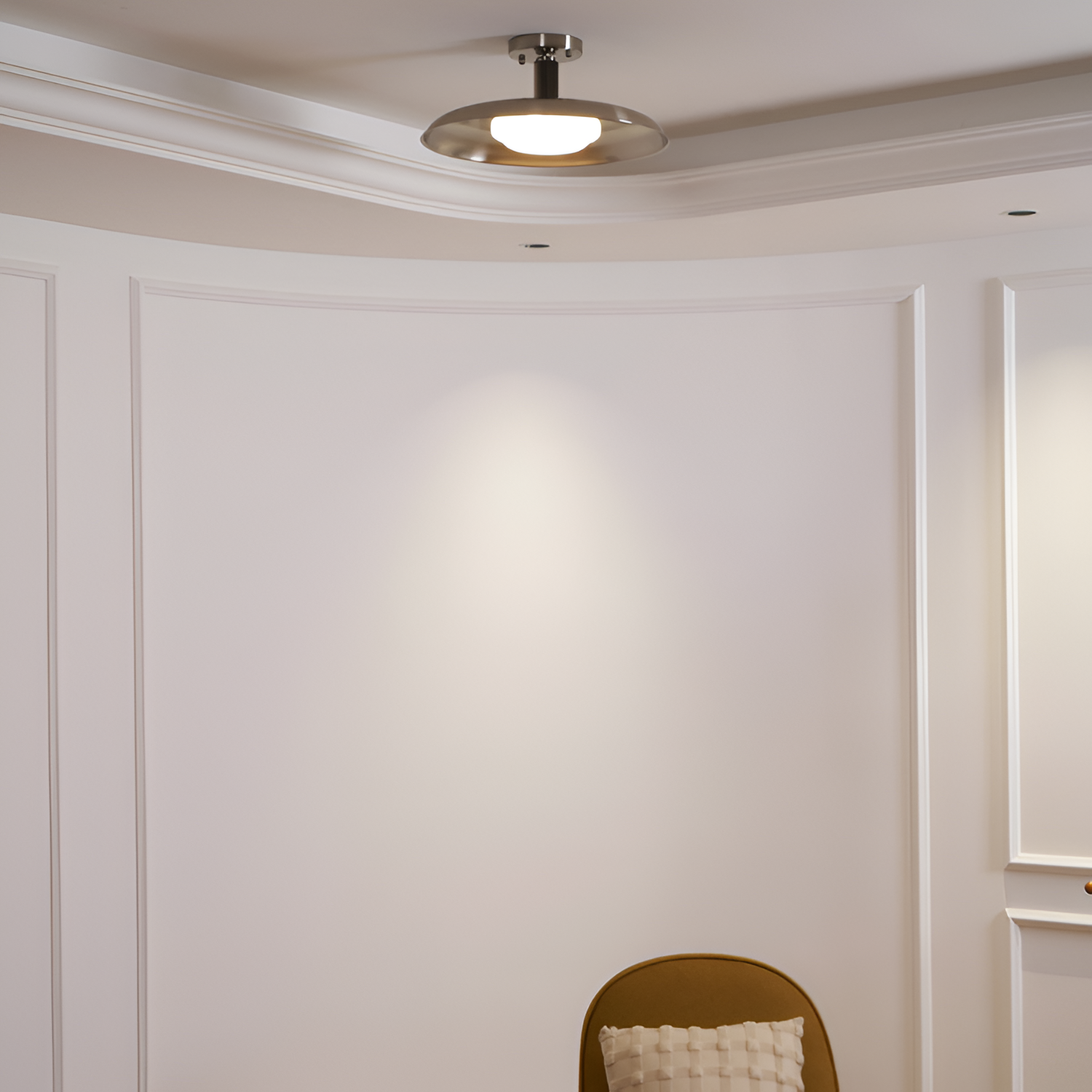 Antik Tekstureret Loftslampe - Minimalistisk