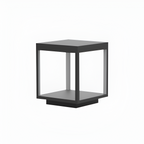 Geometrisk Solcellelampe til Udendørsbrug - Minimalistisk