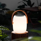 Minimalistisk bærbar lanterne lampe - solcelledrevet