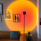 Sunset Projektionsgulvlampe - Gylden Time Stemningsbelysning