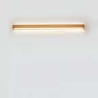 Væglampe i massivt træ med LED-lys - japansk stil