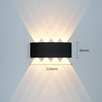 Moderne LED-væglampe – justerbar belysning