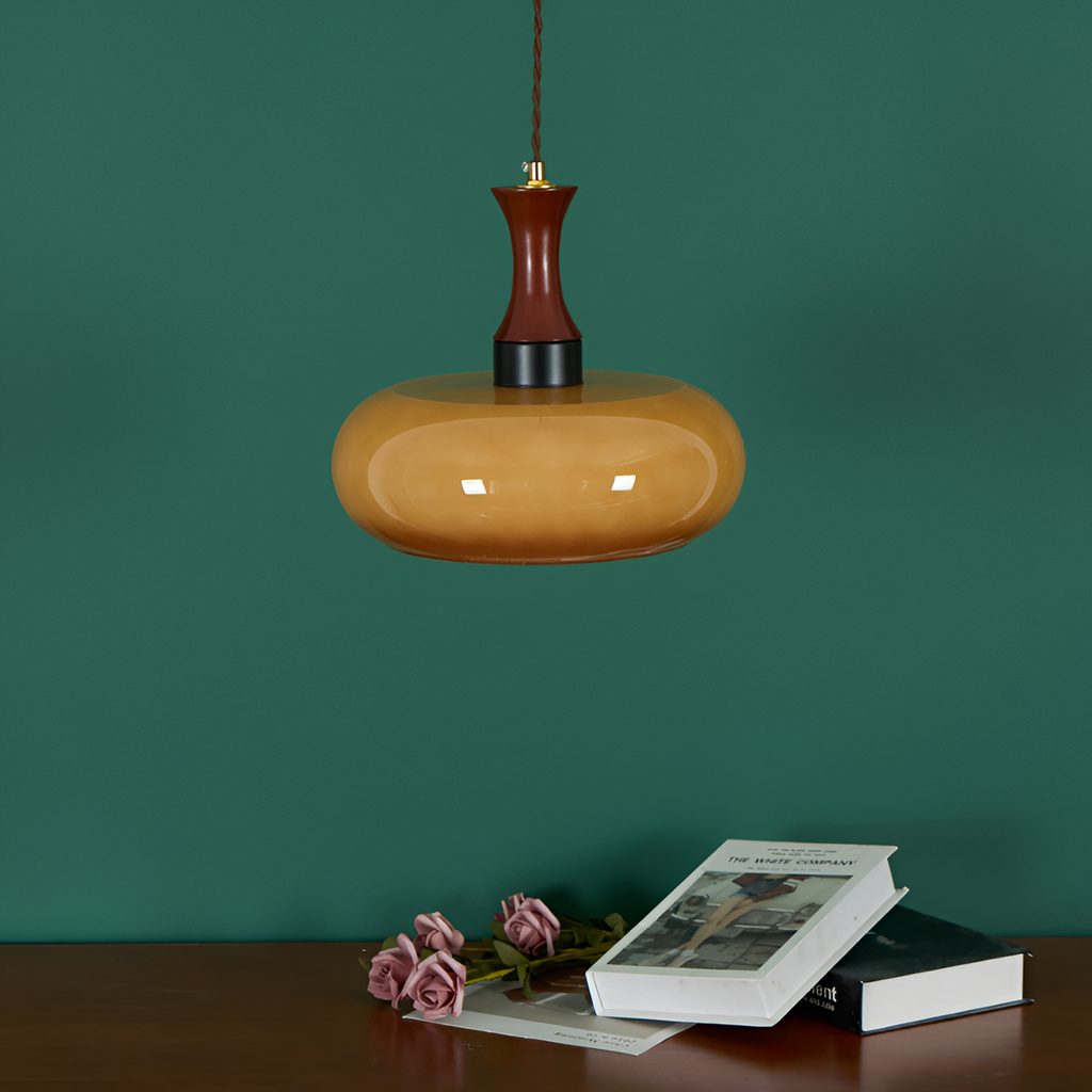 Retro Blankt Pendellampe - Dansk Vintage Stil