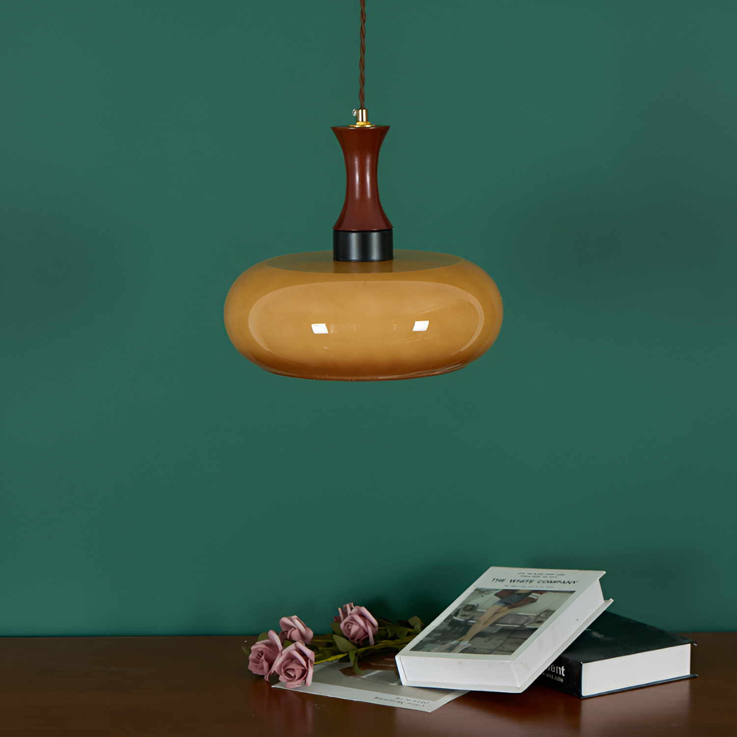 Retro Blankt Pendellampe - Dansk Vintage Stil