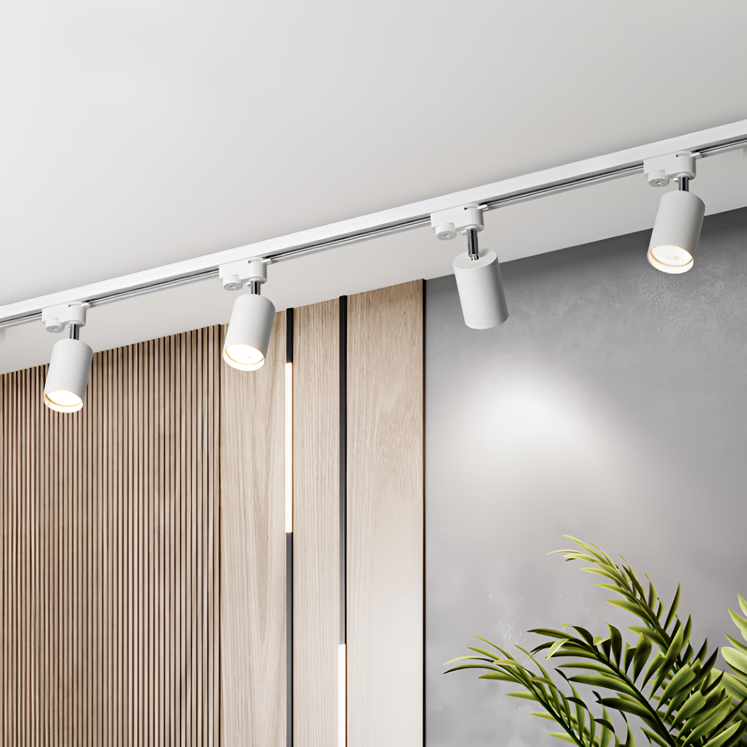 Minimalistisk Justerbart Skinnespot - Roterbar