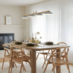 Nordisk Lineær Lysekrone - Minimalistisk