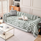 Moderne Vævet Sofa Tæppe - Geometriske