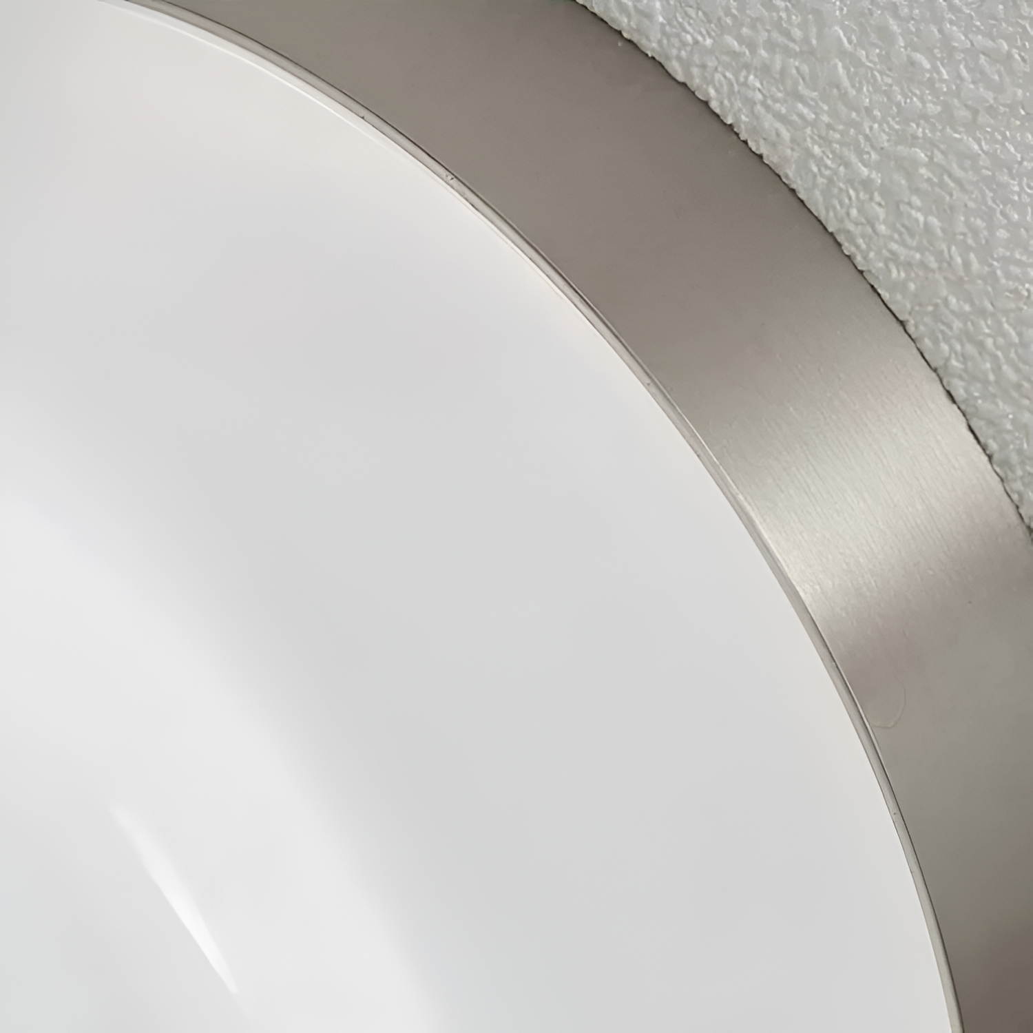 Rund Glasvæglampe - Dæmpbar Ravfarvet LED Lampe
