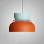 Moderne Pendellampe - Farverig Geometrisk Hængelampe