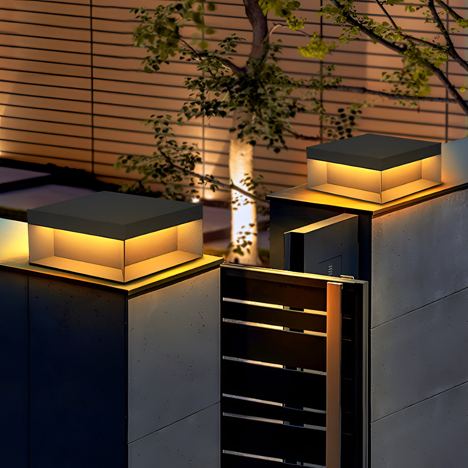 Minimalistisk Solcelle Udendørslampe - Moderne