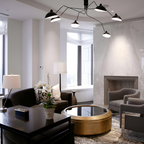Moderne Lysekrone Med Flere Arme - Justerbar Belysning