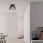 Flerlaget Transparent Glasloftlampe - Minimalistisk