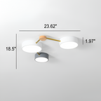 Minimalistisk indbygget lampe i massivt træ – skandinavisk stil