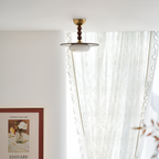 Skulpturel Alabast Loftlampe - Moderne