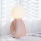 Moderne Skulpturel Bordlampe -  Minimalistisk