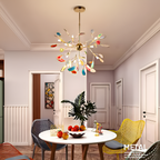 Botanisk Dekorativ Lysekrone - Justerbar