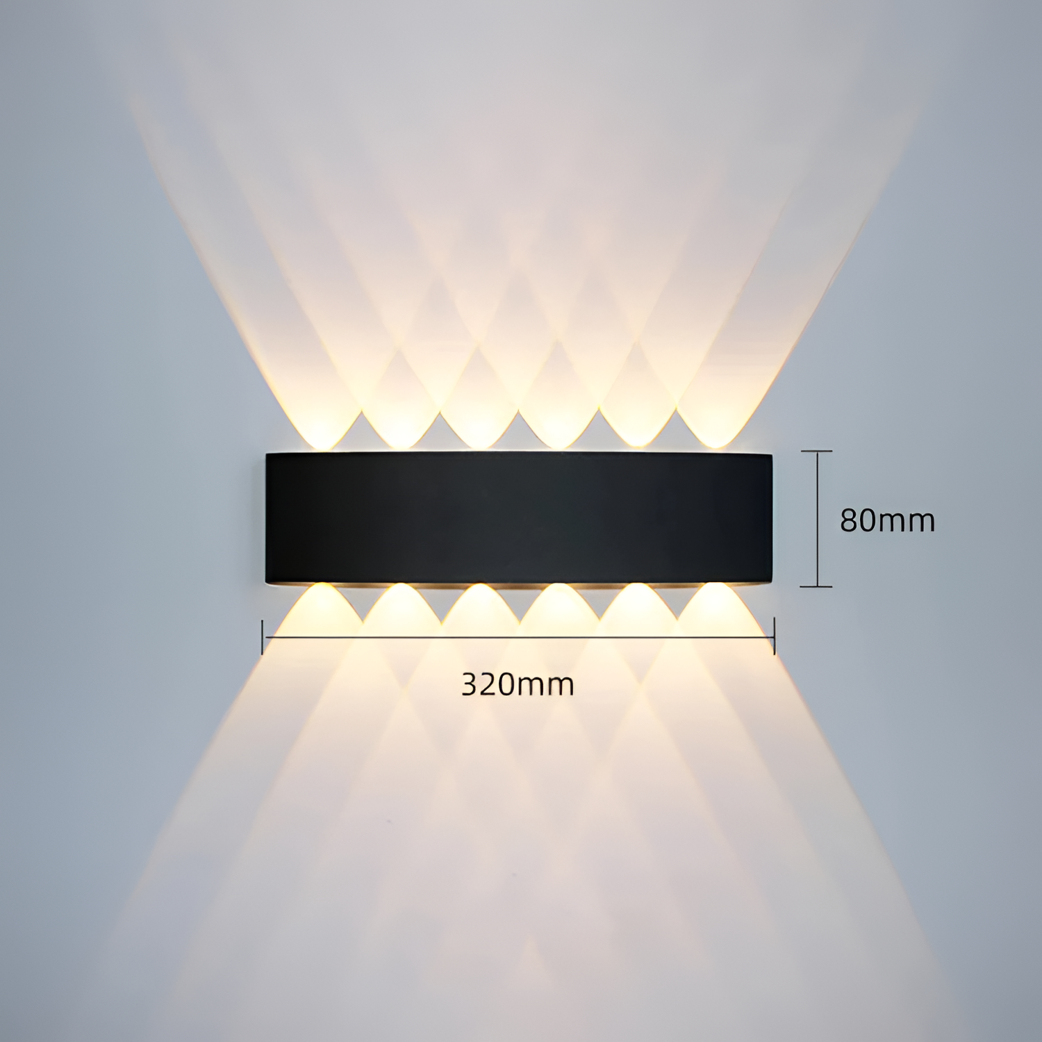 Moderne LED-væglampe – justerbar belysning