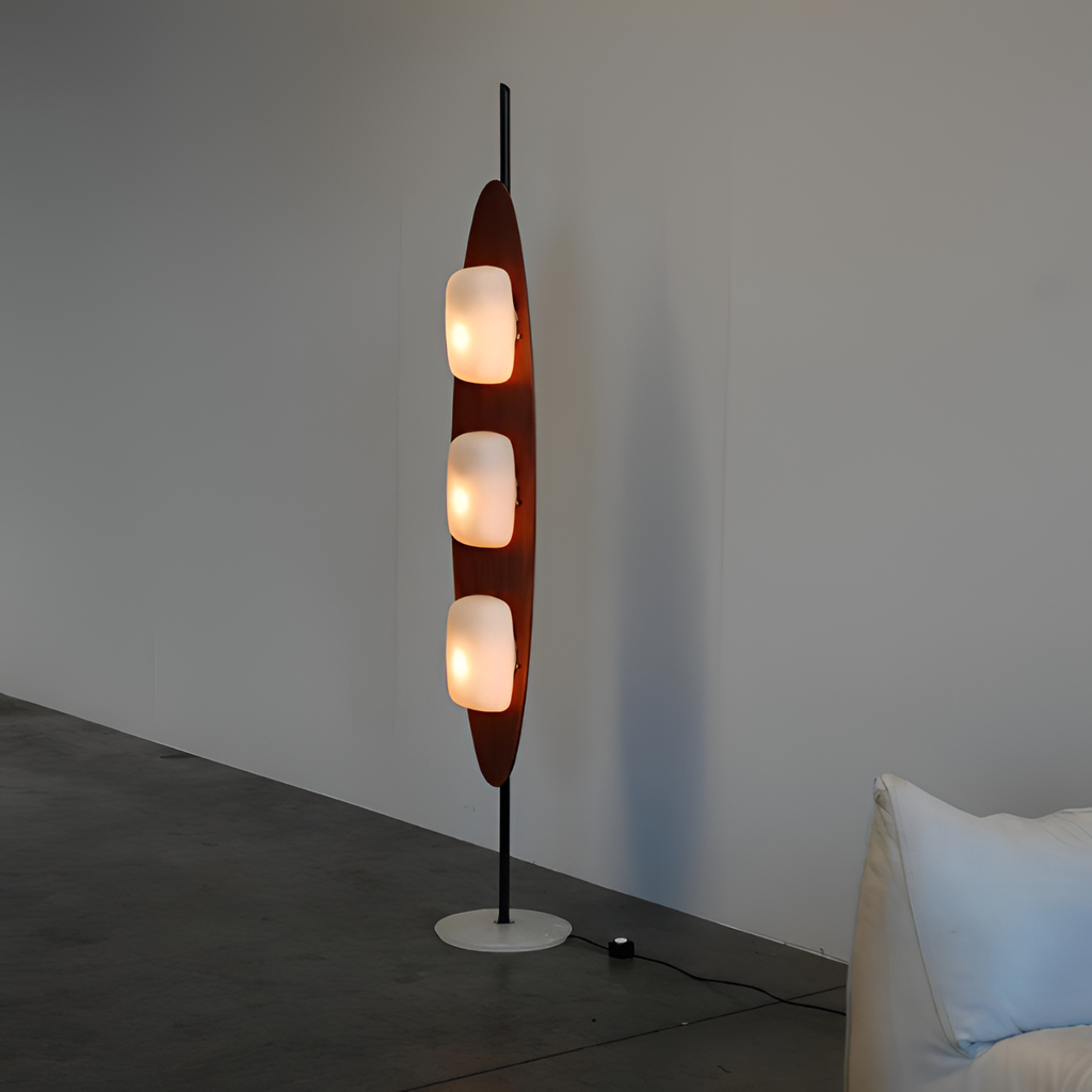 Minimalistisk Gulvlampe I Midt-århundrede-stil – Lodret