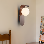 Minimalistisk buet væglampe – Art Deco-stil