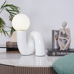 Moderne Skulpturel Bordlampe -  Minimalistisk