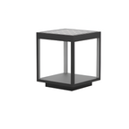 Geometrisk Solcellelampe til Udendørsbrug - Minimalistisk