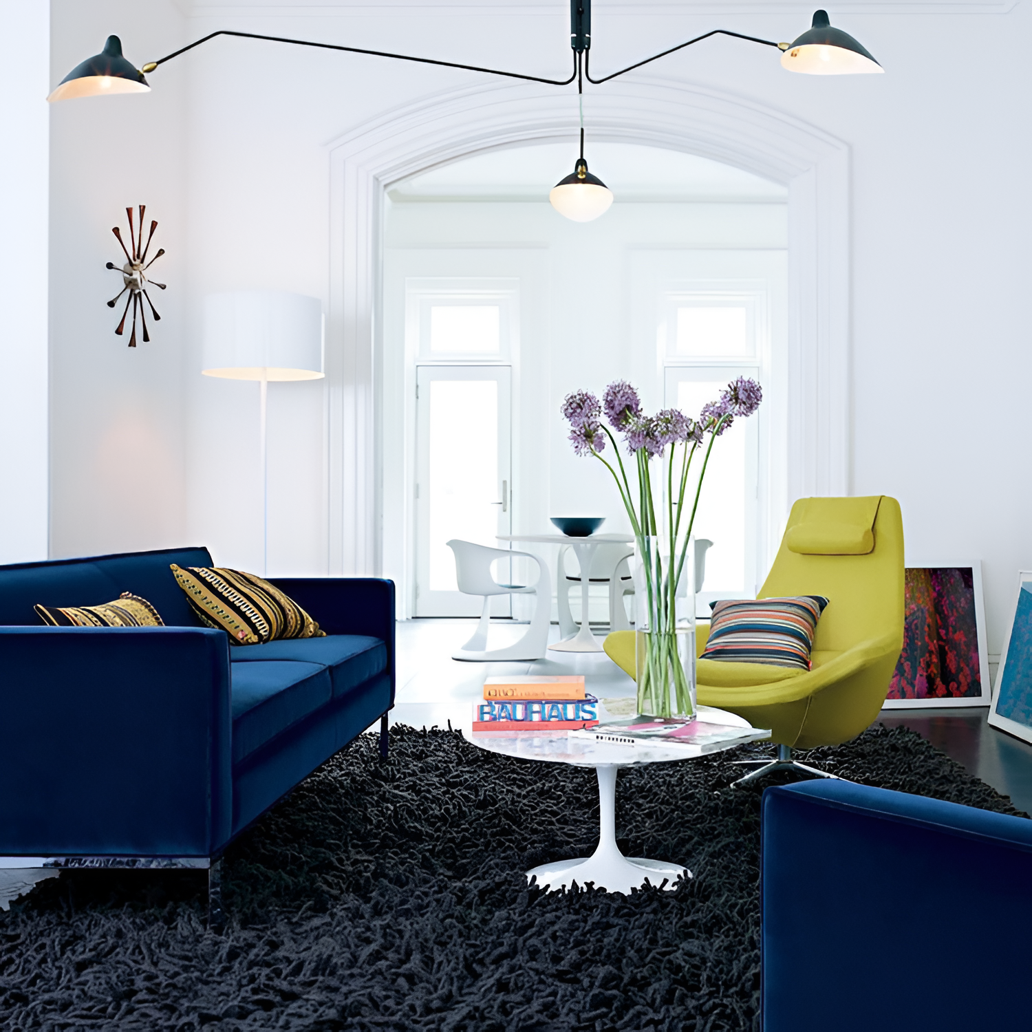 Moderne Lysekrone Med Flere Arme - Justerbar Belysning