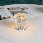Facetsleben Krystalbordlampe - Ledningsfri Dæmpbar
