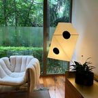 Geometrisk Papirlampe i Washi - Minimalistisk