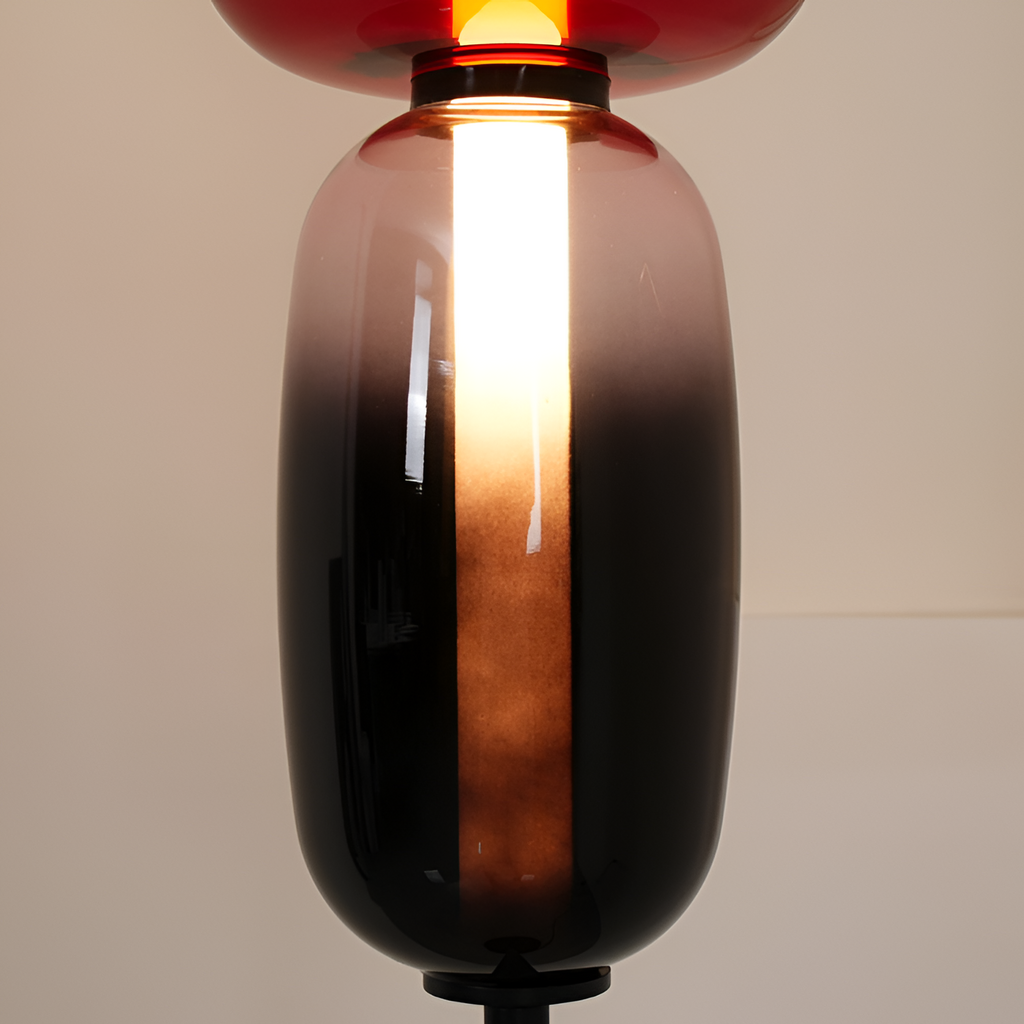 Stablet Geometrisk Glasgulvlampe - Moderne