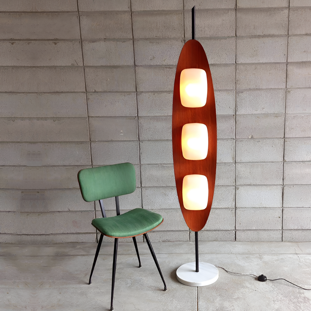 Minimalistisk Gulvlampe I Midt-århundrede-stil – Lodret