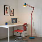 Memphis Industrial gulvlampe med flere arme – justerbar