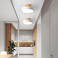 Træbase Nordisk Loftlampe - Minimalistisk
