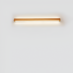 Væglampe i massivt træ med LED-lys - japansk stil