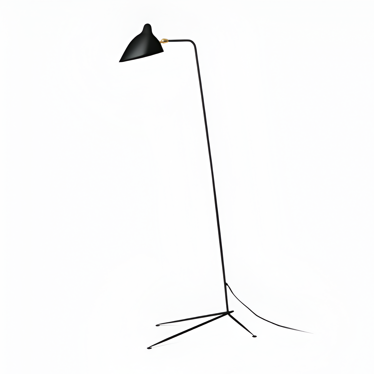 Industriel Minimalistisk Gulvlampe - Justerbar