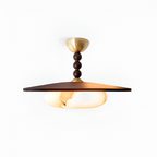 Skulpturel Alabast Loftlampe - Moderne
