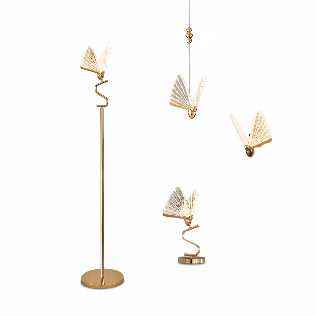 Minimalistisk Lampe I Sommerfugleform – Moderne