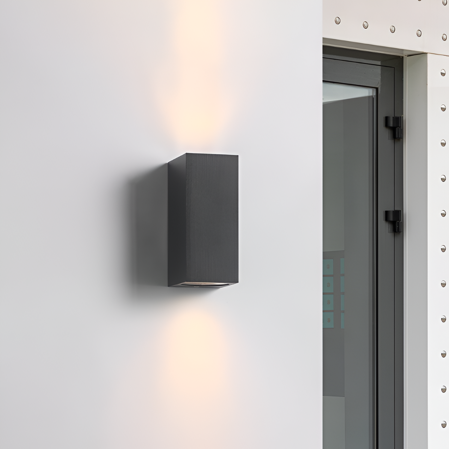 Up-Down Square LED - Udendørs Væglampe - Antracit