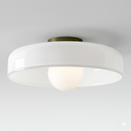 Nordisk Glas Halo Loftlampe - Retro Gang Loftbelysning