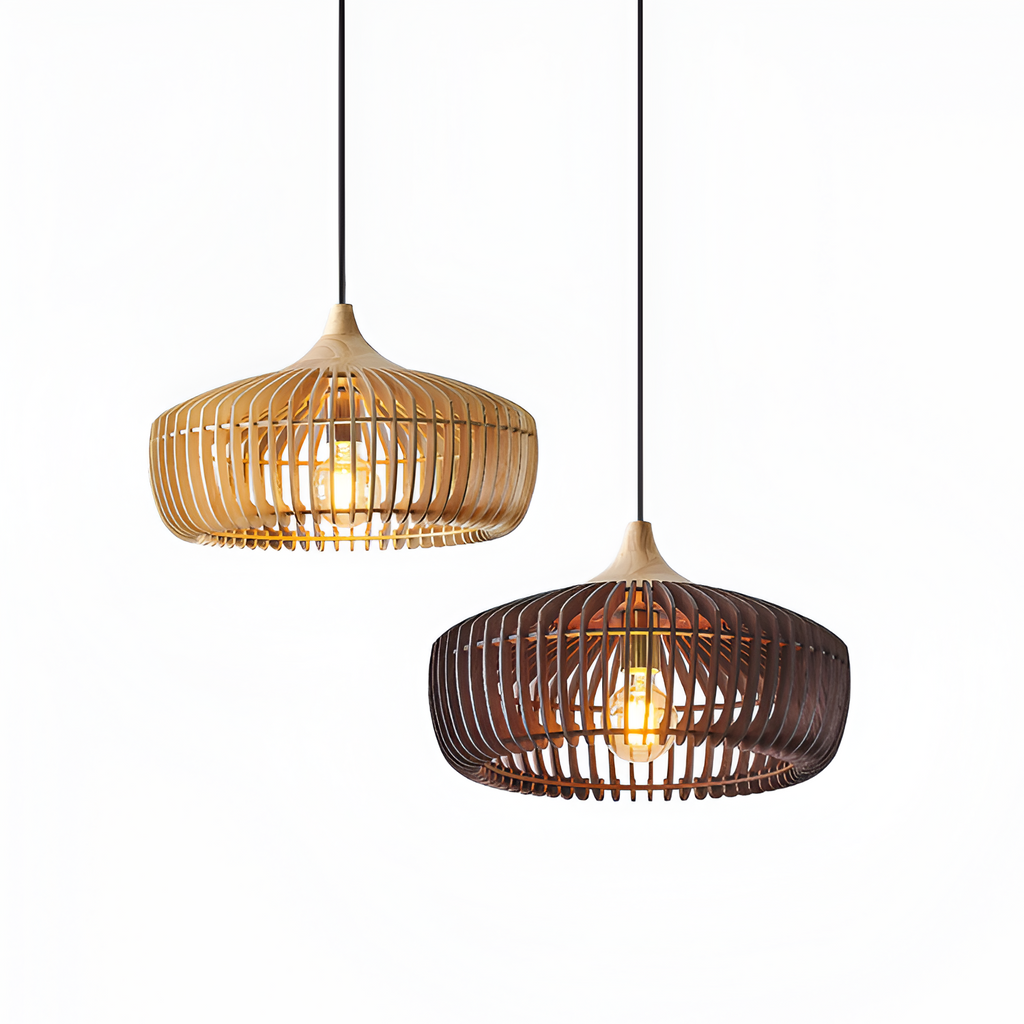 Lampe med lameller Geometrisk Pendel – Arkitektonisk