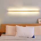 Væglampe i massivt træ med LED-lys - japansk stil