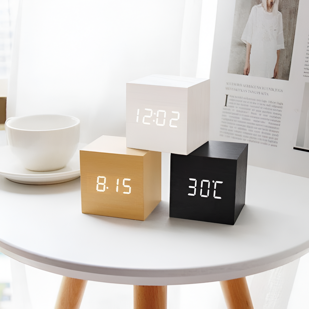 Digitalt Kubur Med Smarte Funktioner – Minimalistisk
