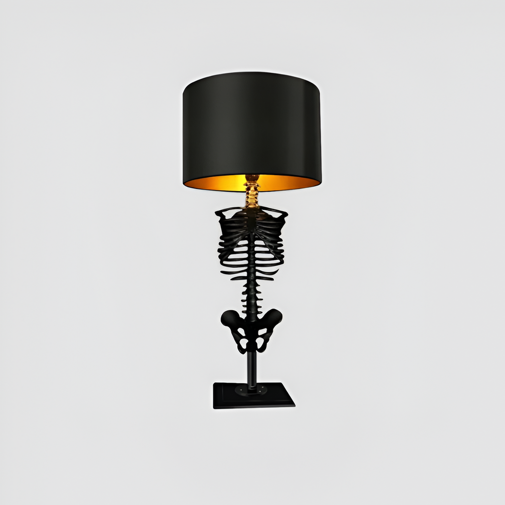 Skelet Brystkasse Bordlampe - Gotisk Boligindretning