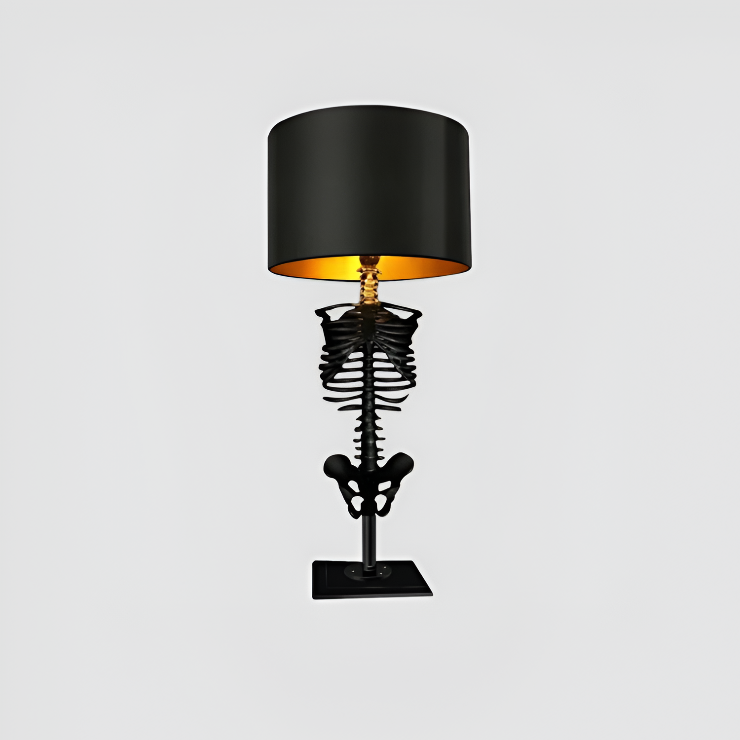 Skelet Brystkasse Bordlampe - Gotisk Boligindretning
