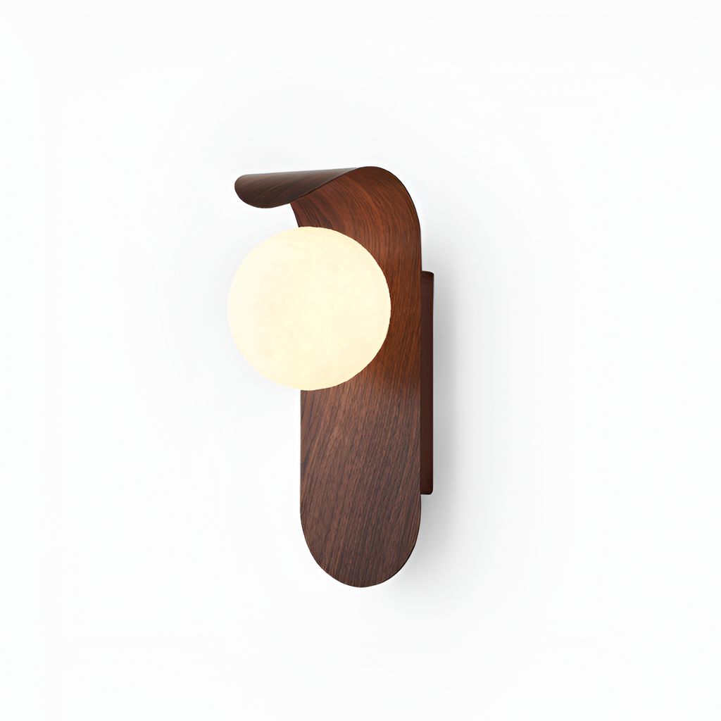 Minimalistisk buet væglampe – Art Deco-stil