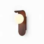 Minimalistisk buet væglampe – Art Deco-stil