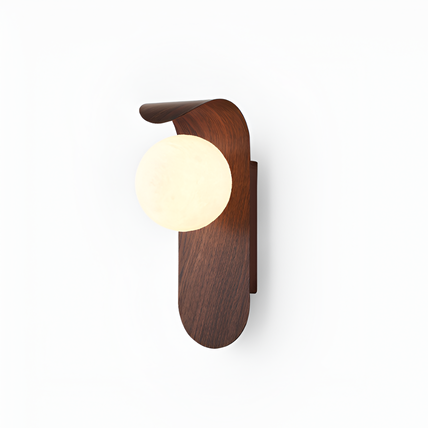 Minimalistisk buet væglampe – Art Deco-stil