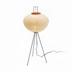 Minimalistisk Rispaper Gulvlampe - Nordisk
